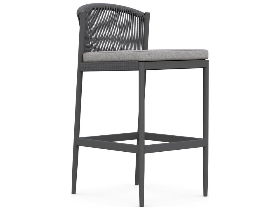 Catalina Rope Outdoor Bar Stool Ash