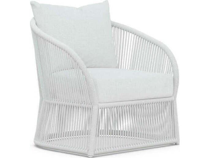 Cape Town Swivel Club Chair with Textelene Rope