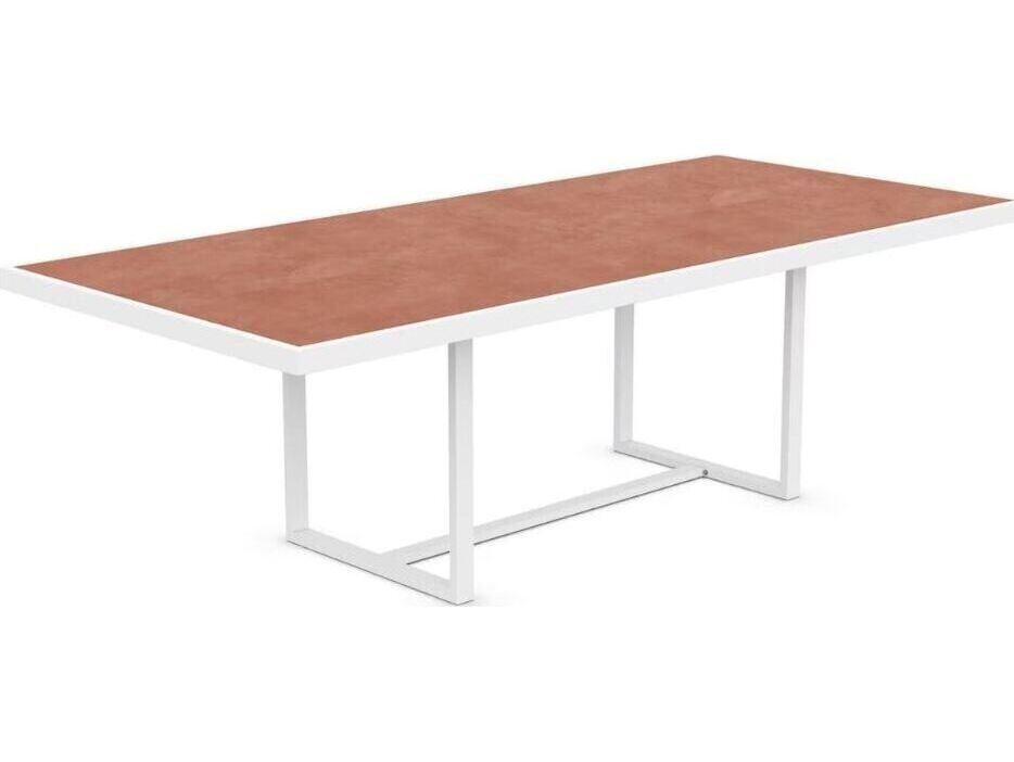 Pavia 96-inch Dining Table Dekton Top Modern Outdoor