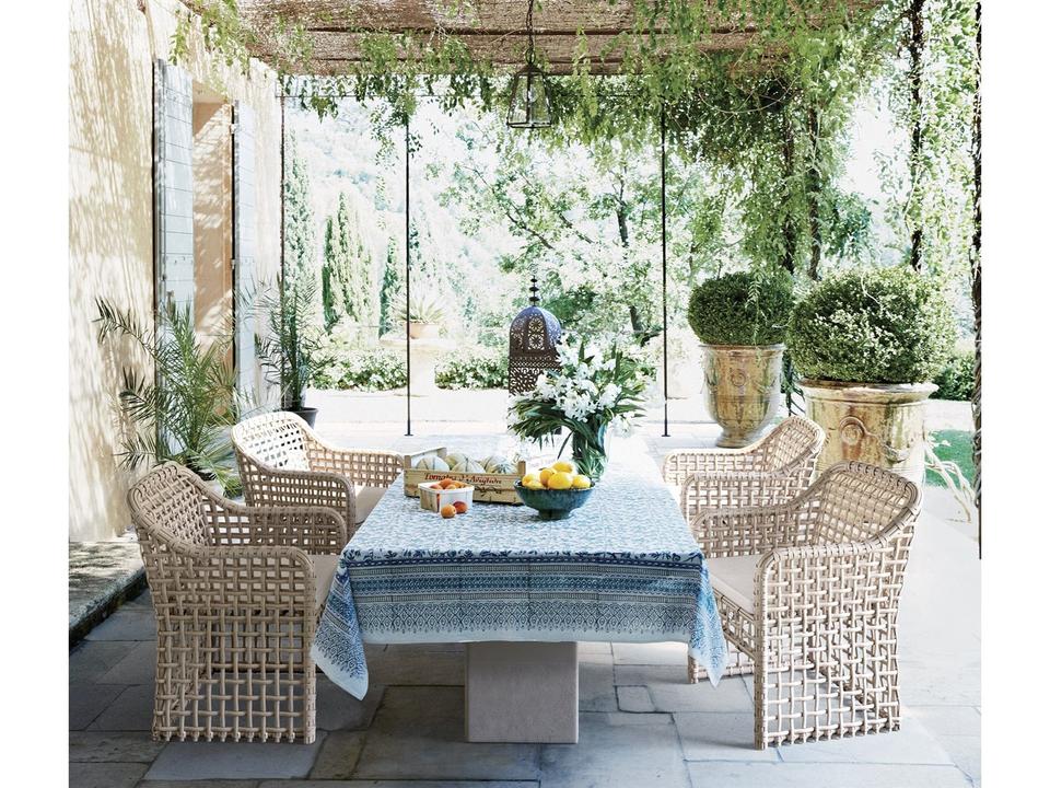 Kiawah Almond All-Weather Wicker Patio Dining Set