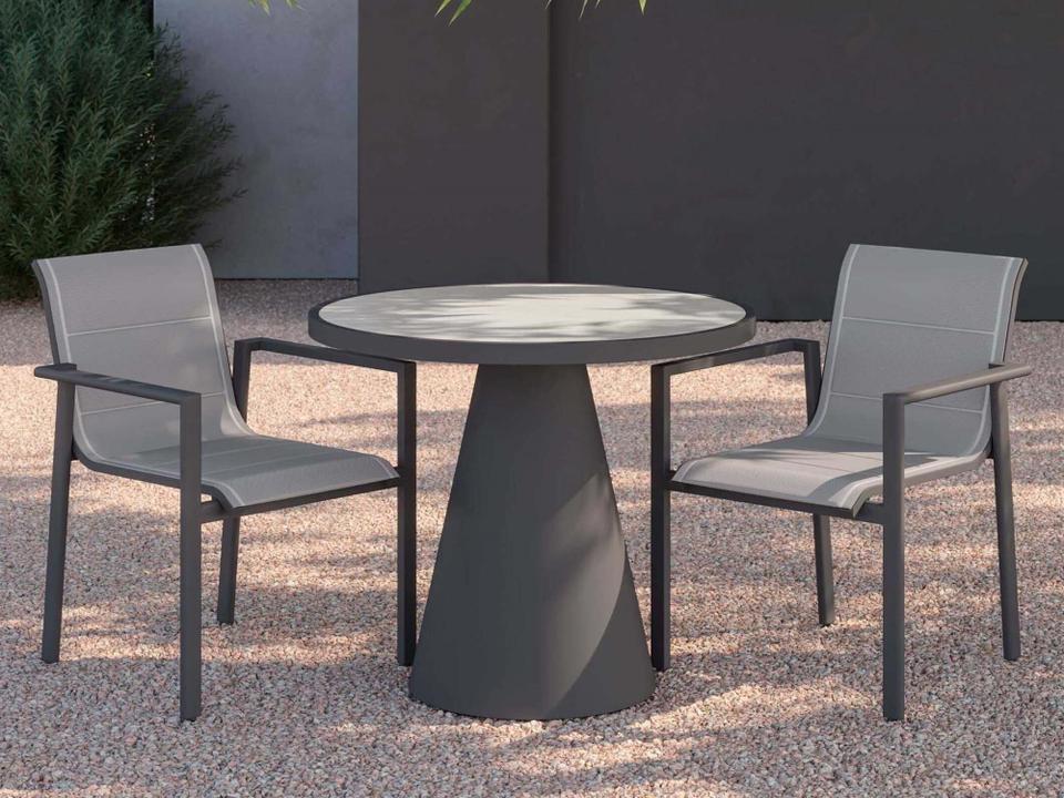 Leon Aluminum Dining Room Set