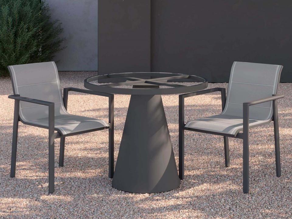 Leon Aluminum Dining Room Set
