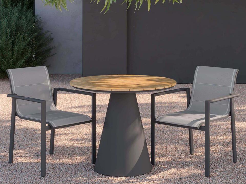 Leon Aluminum Dining Room Set