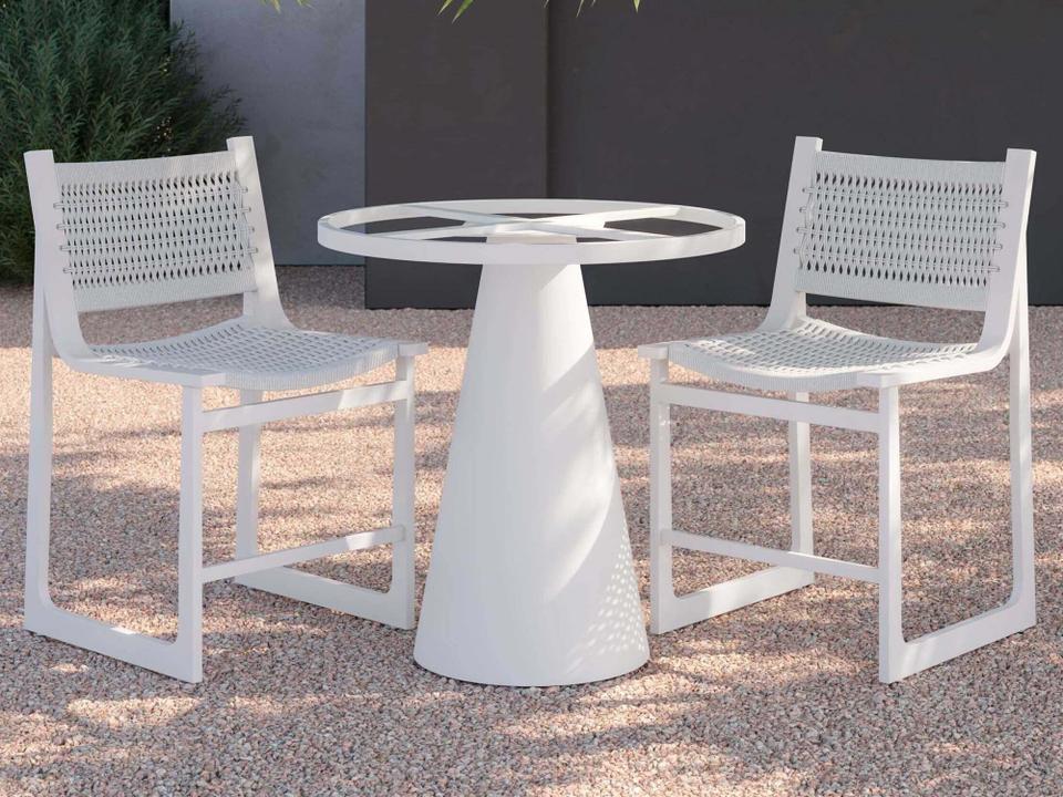 Leon Aluminum Dining Room Set
