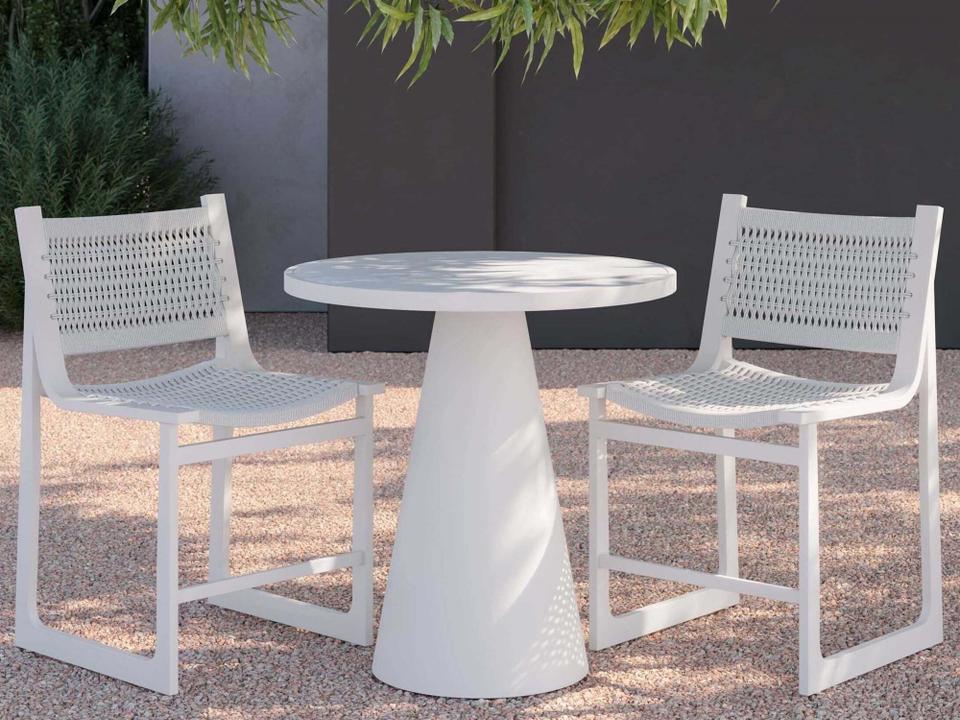 Leon Aluminum Dining Room Set