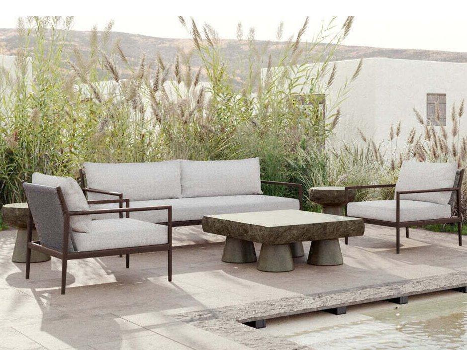 Madeira Rope and Aluminum Patio Lounge Set
