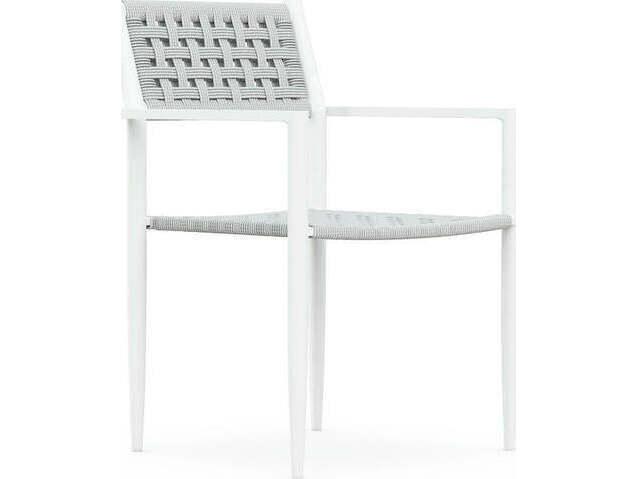 Naples Aluminum Rope Dining Chair Set of 2