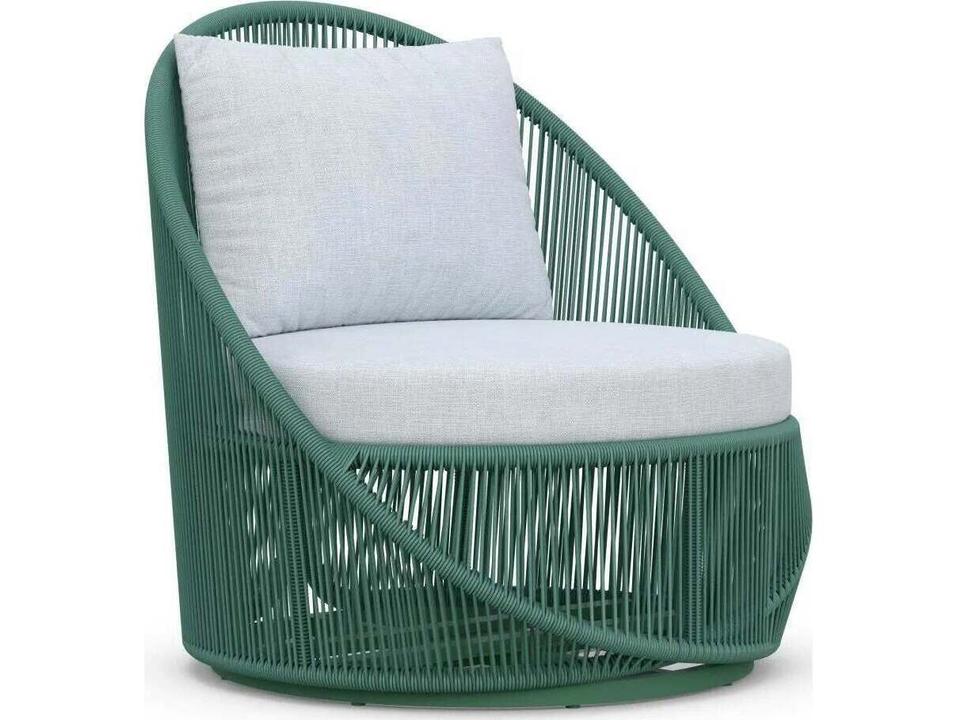 Olympus Aluminum Swivel Club Chair with Arctic Cushion