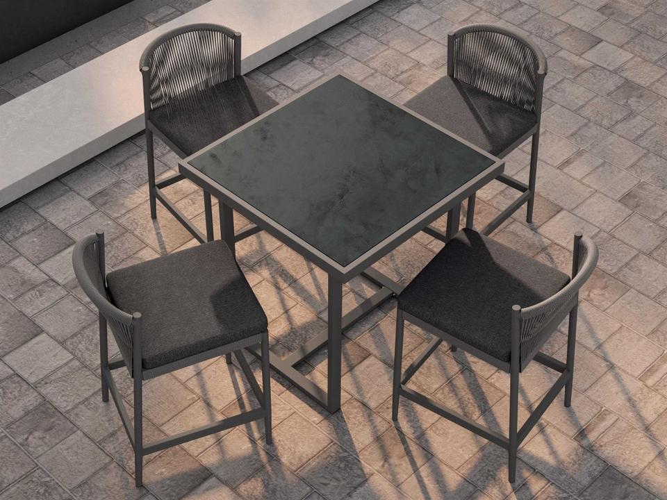 Pavia Bar Table And Bar Stools Set