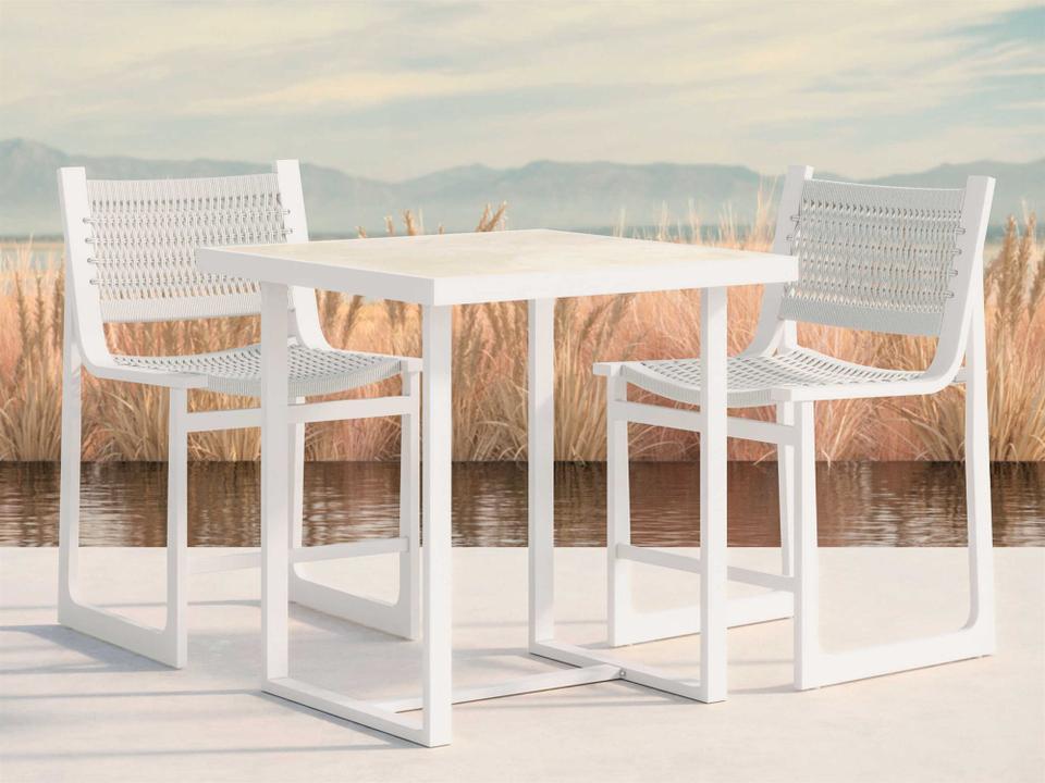 Pavia Counter Table And Counter Stools Set