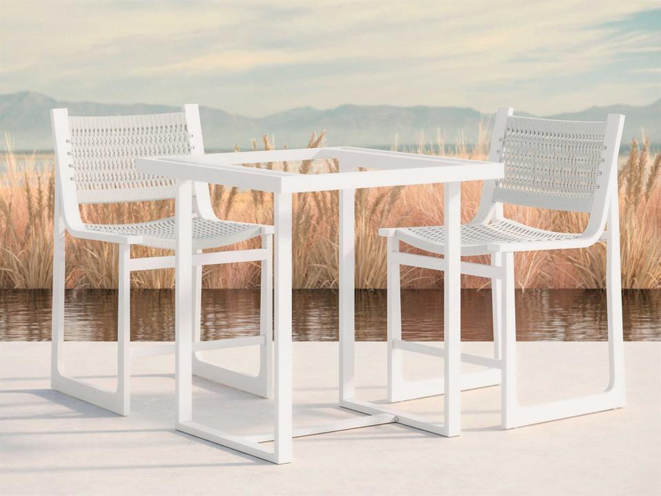 Pavia Counter Table And Counter Stools Set