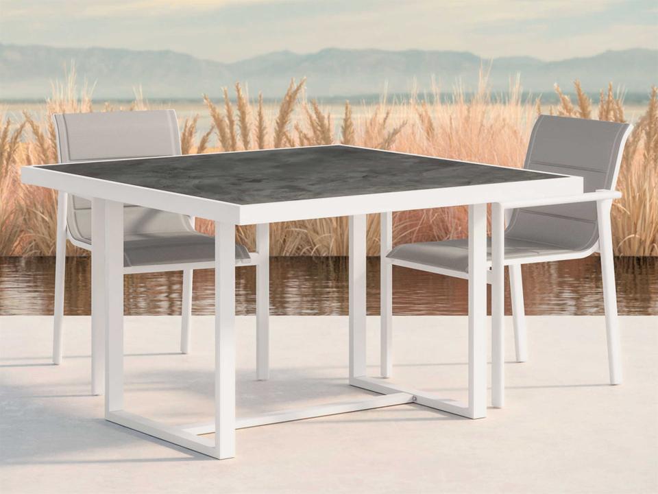 Pavia Aluminum Dining Room Set