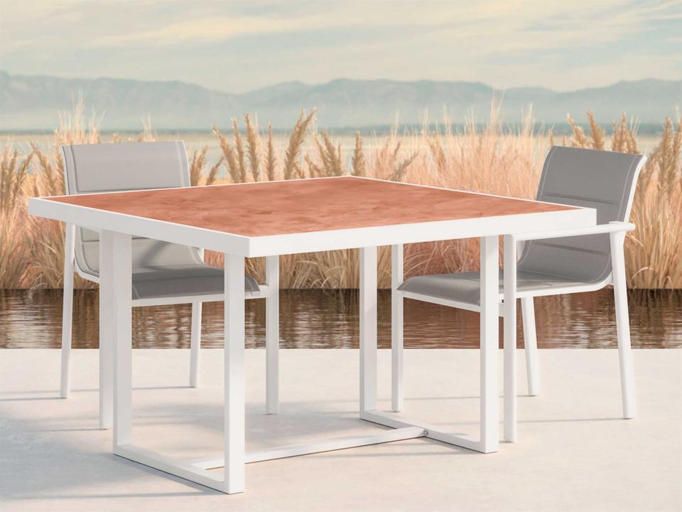 Pavia Aluminum Dining Room Set
