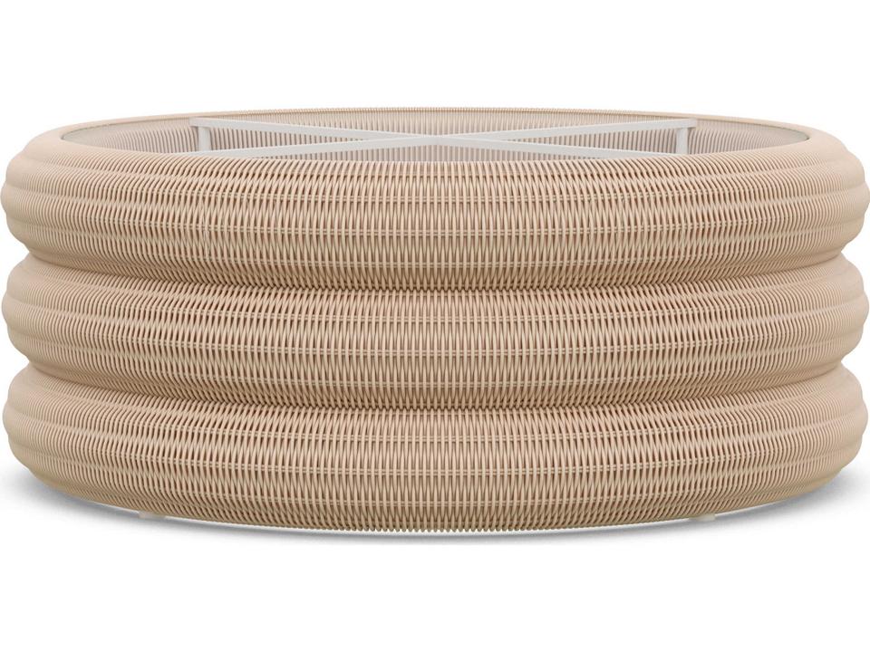 Texoma Outdoor Coffee Table Modern Wicker