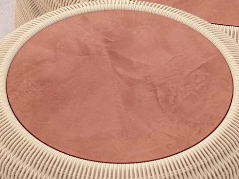 Texoma Round Table Top Umber Dekton