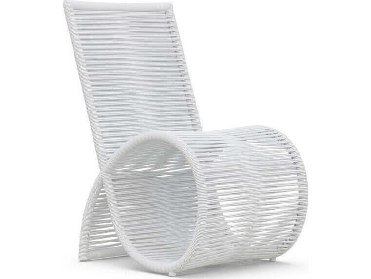 Wave Aluminum Rope Dining Chair Set of 2