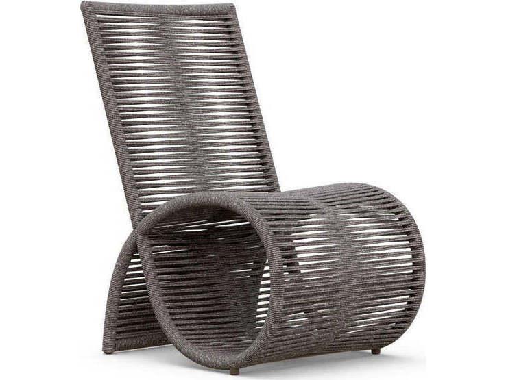 Wave Aluminum Rope Dining Chair Set of 2