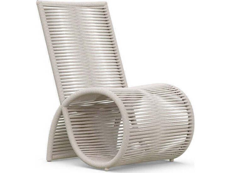 Wave Aluminum Rope Dining Chair Set of 2