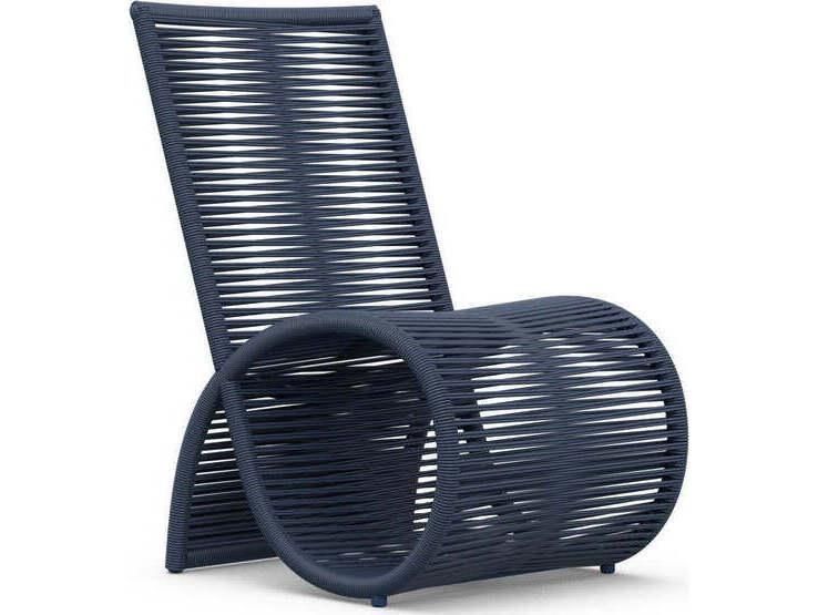 Wave Aluminum Rope Dining Chair Set of 2