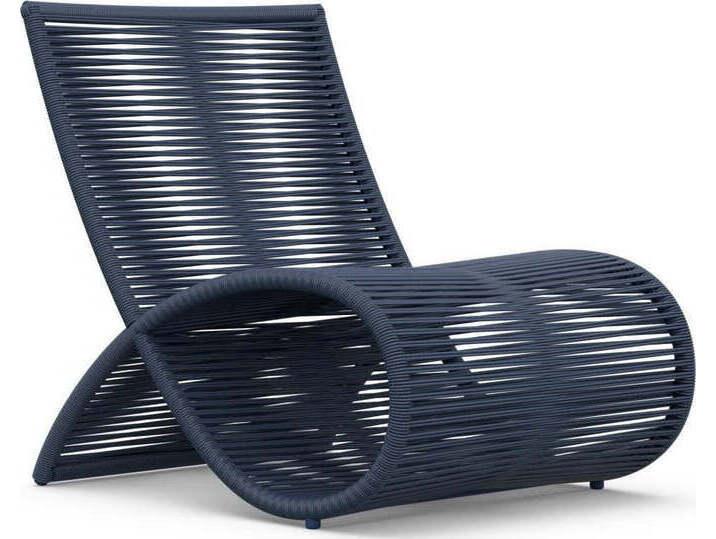Wave Aluminum Rope Lounge Chair Set of 2