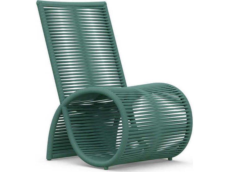 Wave Aluminum Rope Dining Chair Set of 2