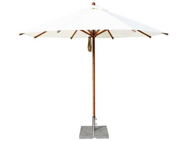 Levante 10 Foot Round Pulley Lift Market Umbrella