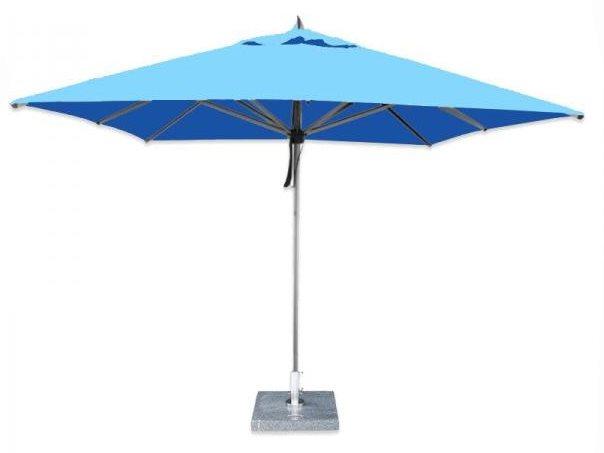 Hurricane 10 Foot Square Pulley Lift Outdoor Patio Umbrella