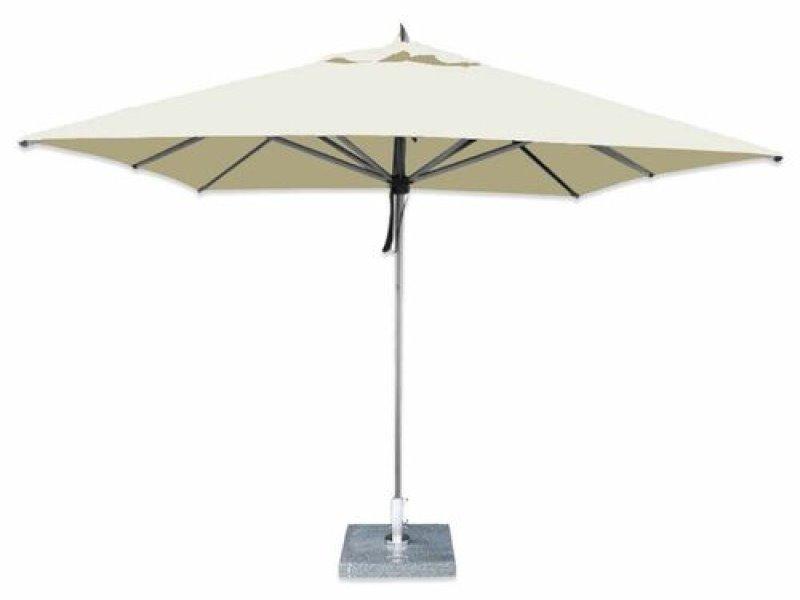 Hurricane 11 Foot Square Aluminum Market Umbrella