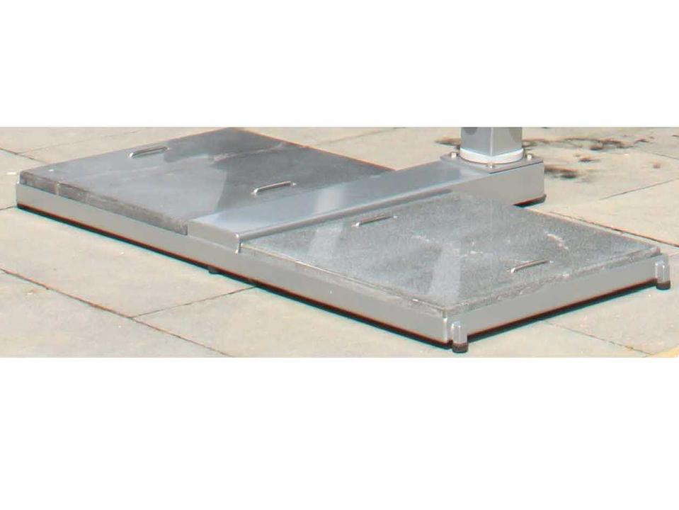 Hurricane Side Wind 354lb Granite Umbrella Base