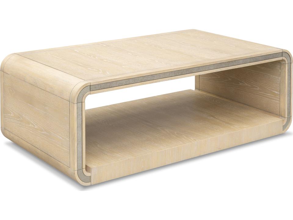 Damone Rectangular Wood Natural Coffee Table