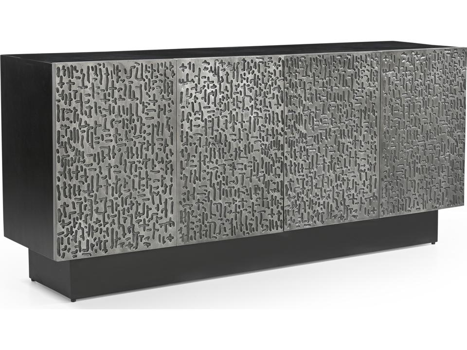 72" Black Sideboard