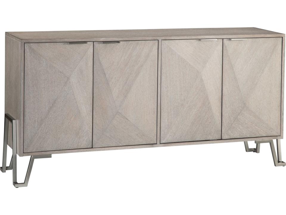 Cooper 64-Inch 4-Door Server Buffet in Light Gray Cerused Oak