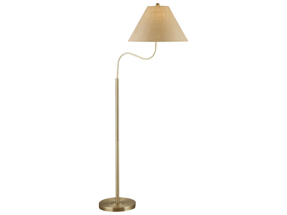 Gold Brass Traditional Floor Lamp