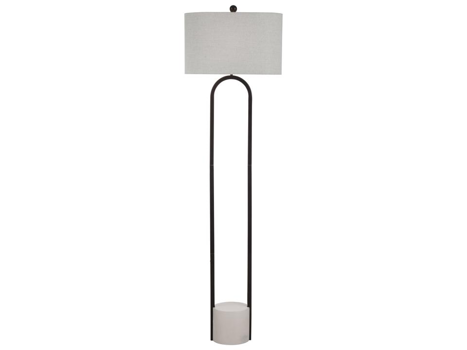 Black Gray Floor Lamp