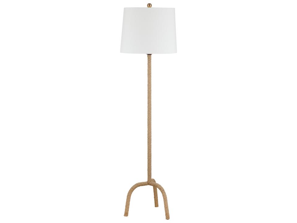 Natural Wood Floor Lamp