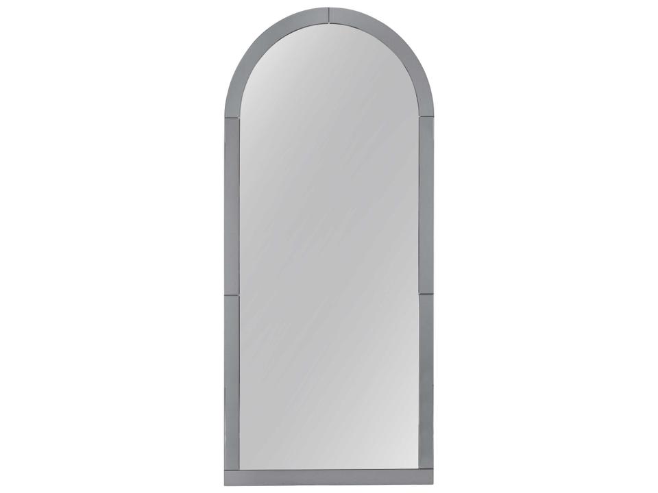 Tiger Eye Arched Floor Mirror in Clear and Smoke Finish