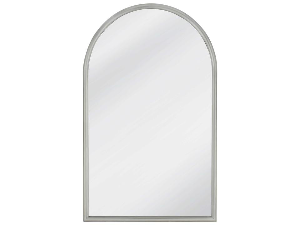 Malia Arched Floor Mirror in Silverleaf