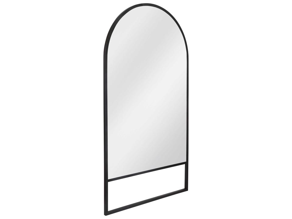 Kai Arched Floor Mirror in Matte Black