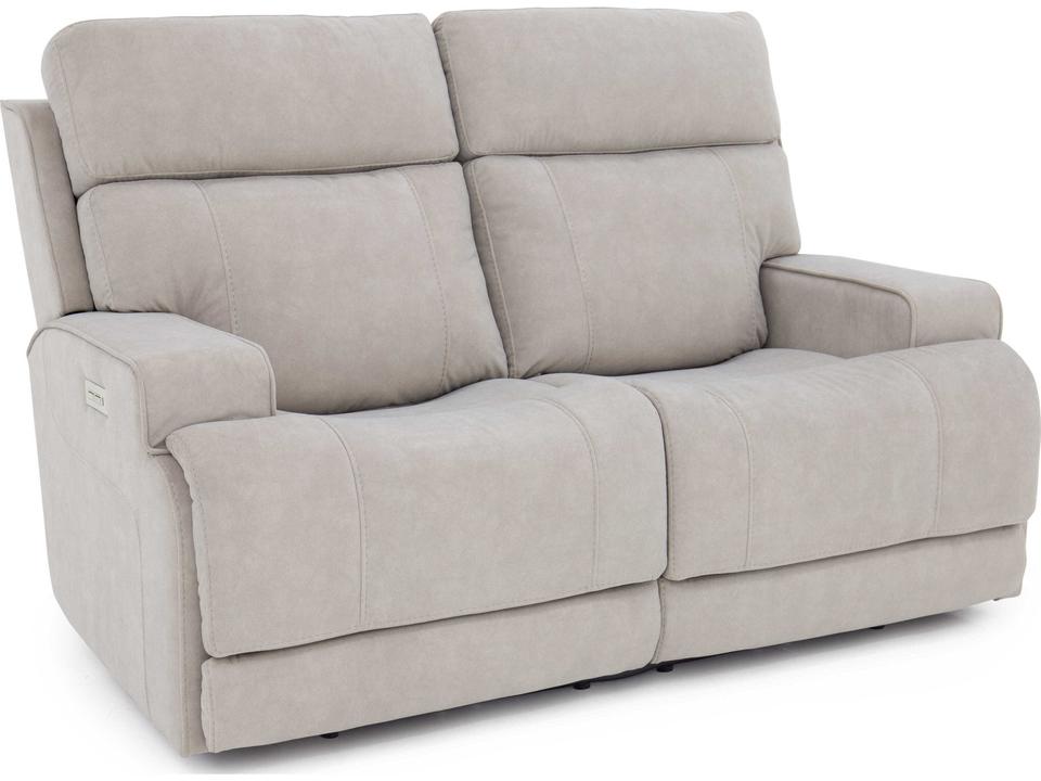 Ashbee Power Zero Gravity Microfiber Loveseat in Arula Dove