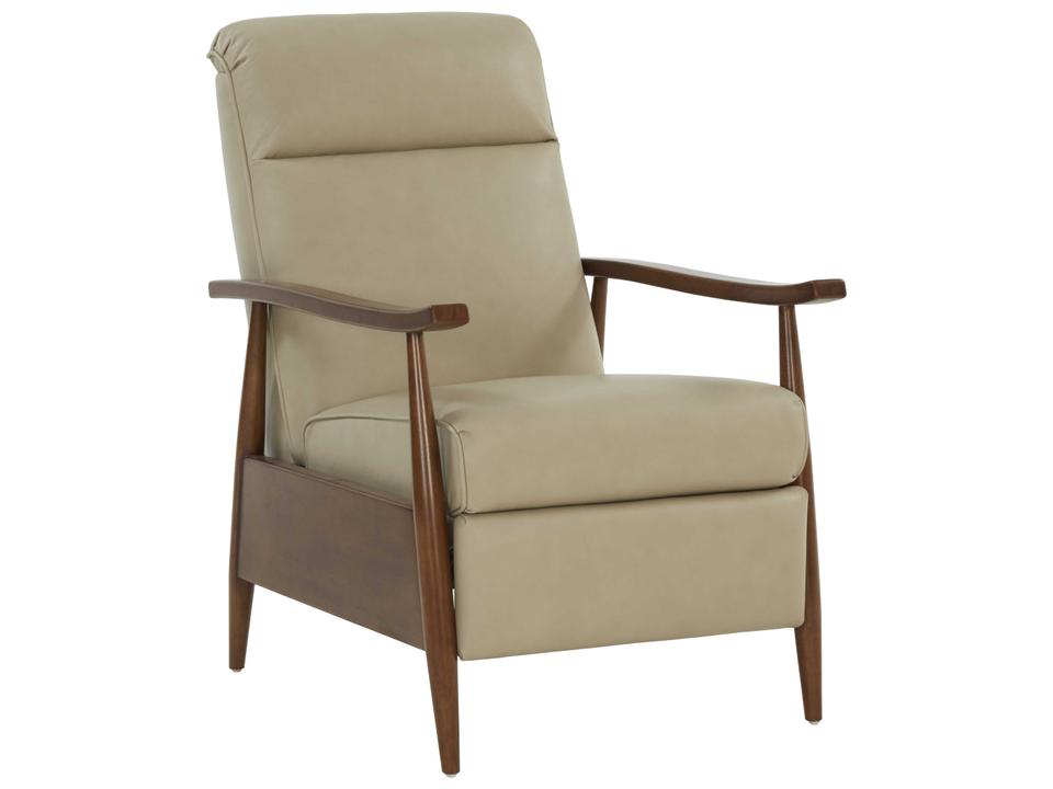 Woodlands Hampton Shoreham Cream Leather Recliner