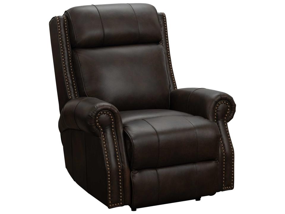 Vintage Blair Big & Tall Ashford Walnut Brown Leather Recliner