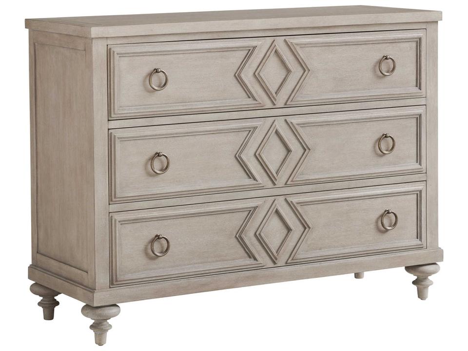Viewpoint 3-Drawer Single Dresser Malibu Collection Dune Taupe