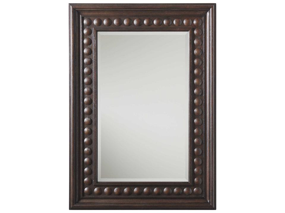 Malibu Las Flores Rectangular Wall Mirror Dune Taupe Finish