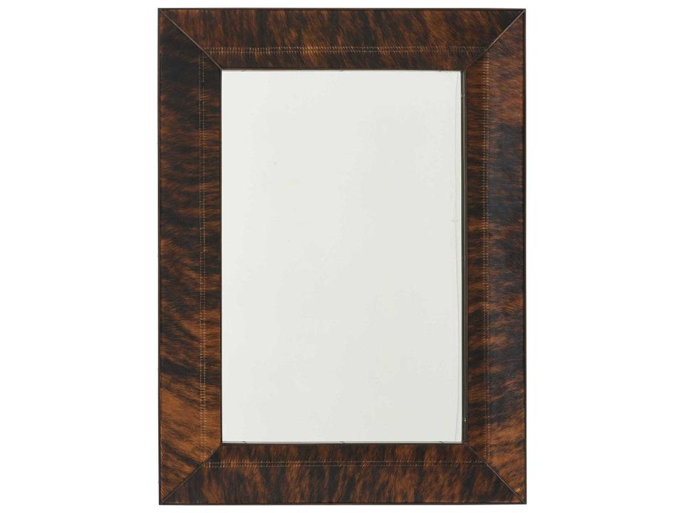 Park City Park Meadows Rectangular Wall Mirror in Dark Mocha and Bronze