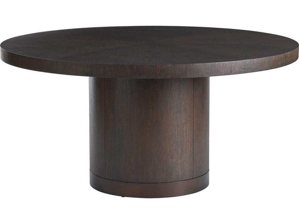 Park City Silvercreek Round 60-Inch Dining Table in Dark Mocha and Burnished Bronze