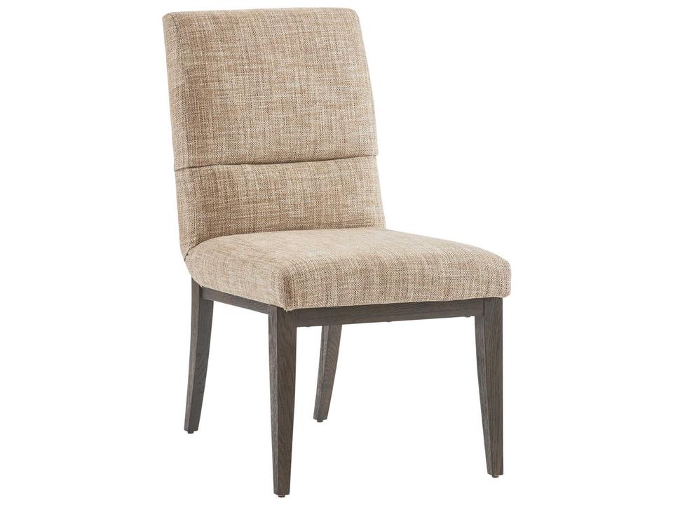 Glenwild Upholstered Dining Side Chair in Park City Mocha with Taupe Fabric