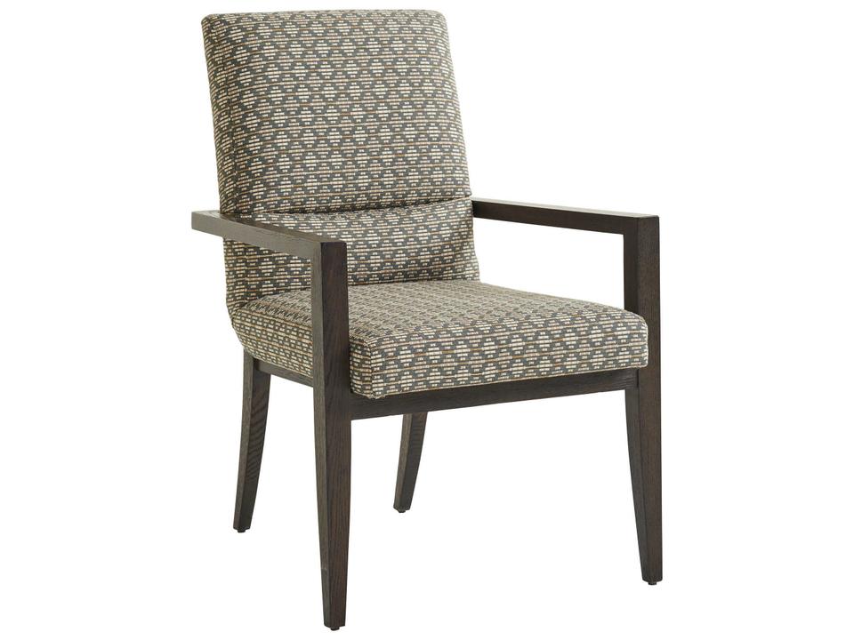 Park City Glenwild Upholstered Arm Dining Chair in Canyon