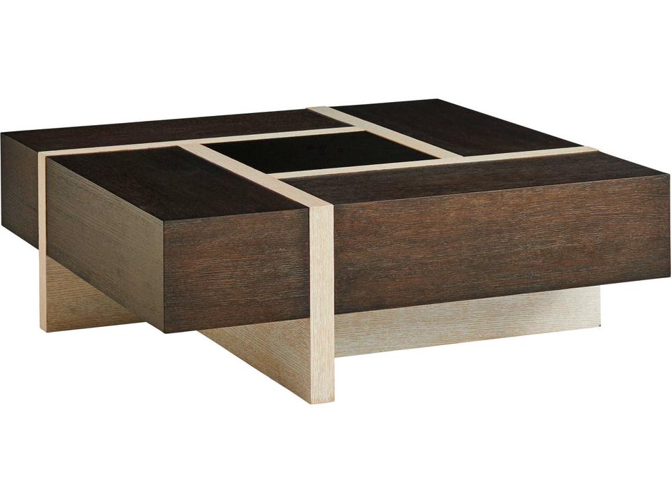 Park City Solace Square Cocktail Table in Dark Mocha and Monterey