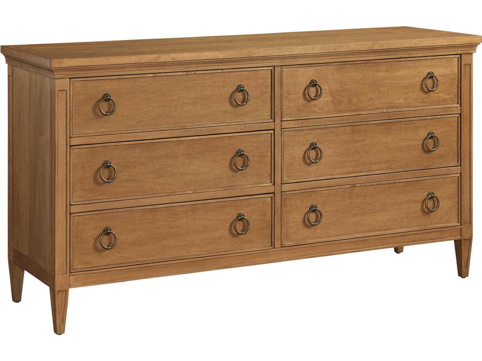 by Lexington Laguna Hobie 6-Drawer Double Dresser in Table Rock Finish