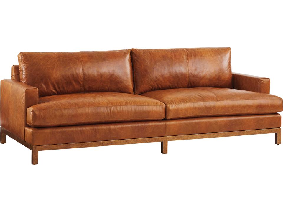 Horizon Leather Sofa in Ocean Brown